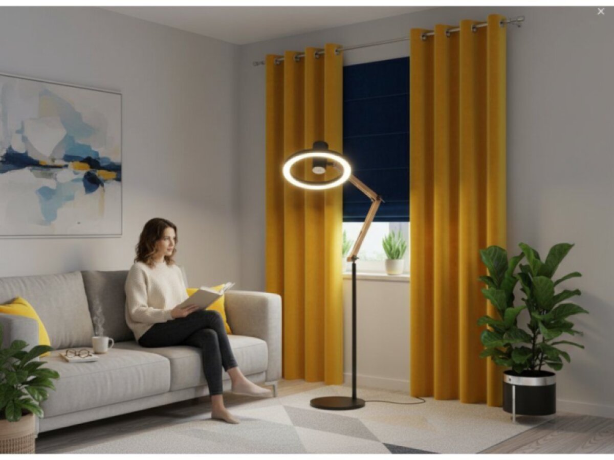 Dekorační velvet závěs s kroužky VALENTINO 019 mustard/hořčicová 140x250 cm (cena za 1 kus) MyBestHome