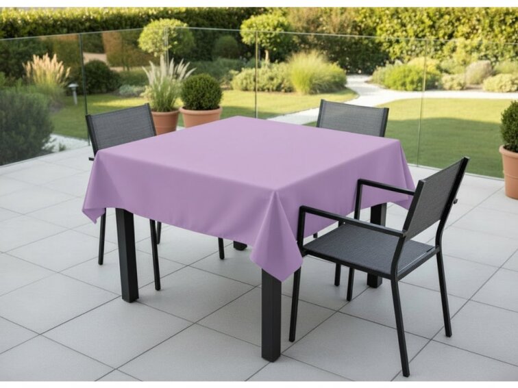 Venkovní čtvercový ubrus TERRA color 30 lila, různé rozměry Mybesthome