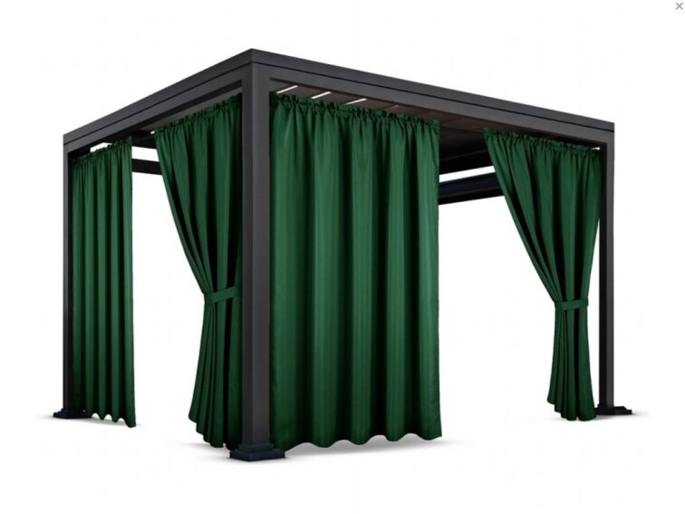 Venkovní zahradní závěs s tunýlkem BOGOTA zelená 08 různé rozměry MyBestHome