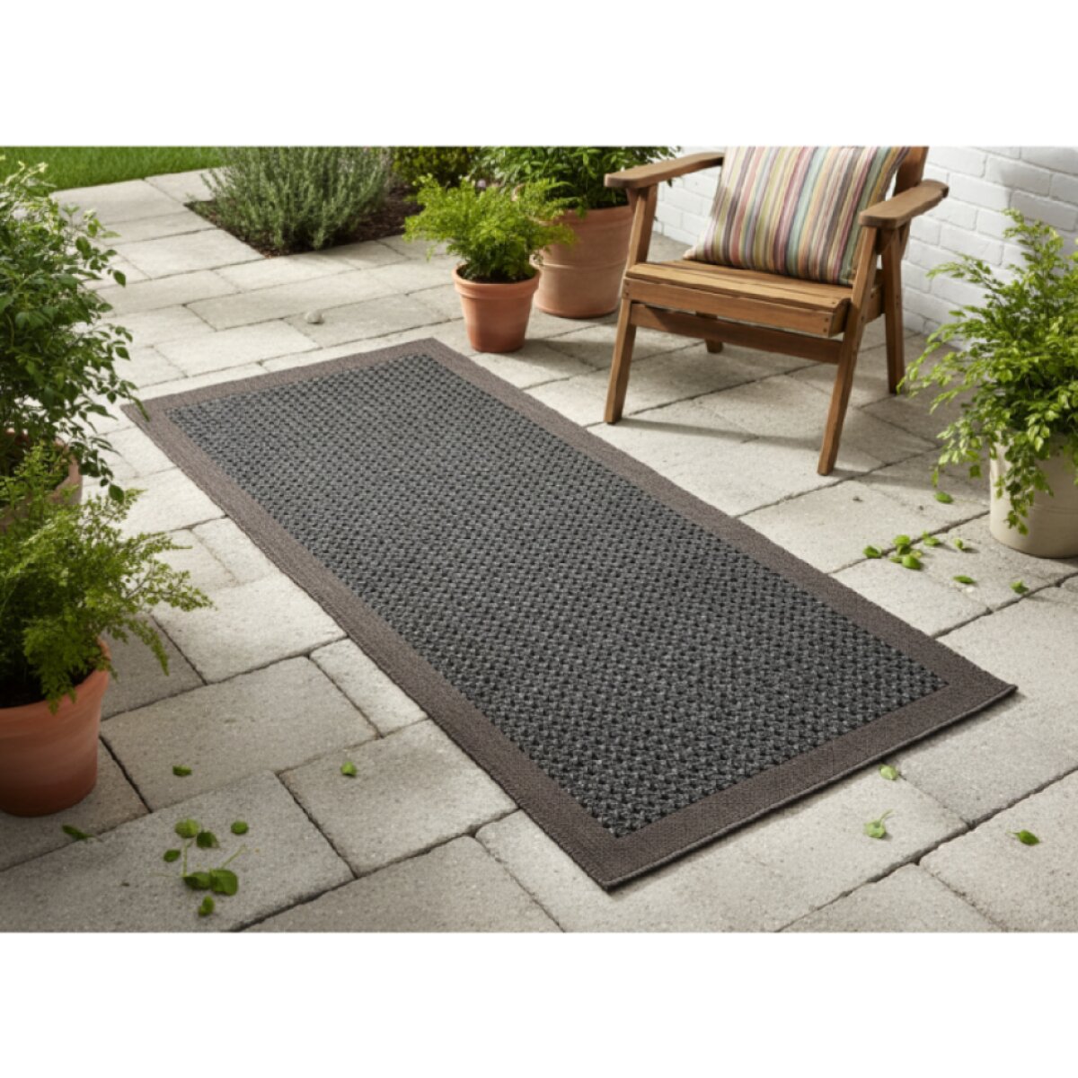 Venkovní vzorovaný koberec - běhoun NEW OUTDOOR GLAD 80x150 cm Multidecor