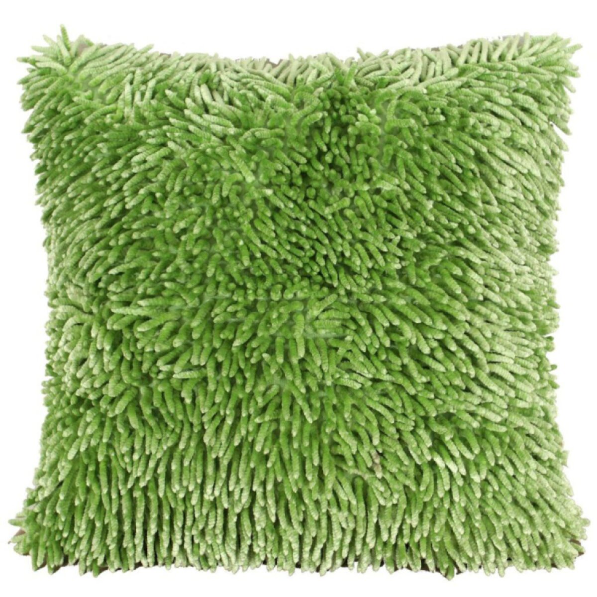 Povlak na polštář SHAGGY s hustým vlasem, zelená, 40x40 cm Mybesthome