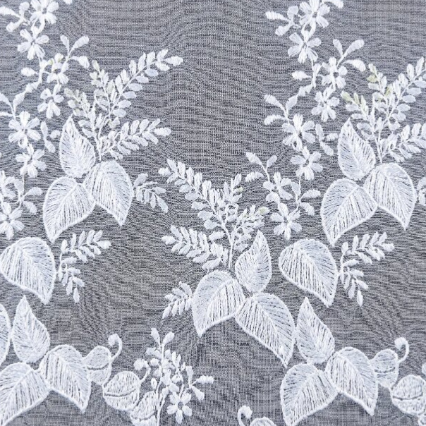 Dekorační žakárová záclona s řasící páskou SINAI 150 bílá 300x150 cm MyBestHome