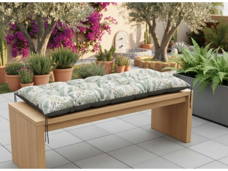 Prošívané sezení na lavici WILSON vzor 133 různé rozměry, polstr na zahradní lavici - sedák Mybesthome