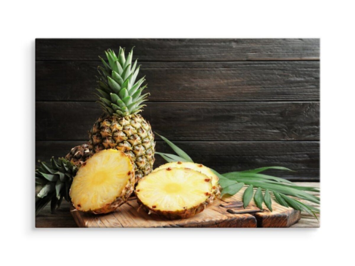 Moderní obraz na plátně do kuchyně Nakrájený Ananas