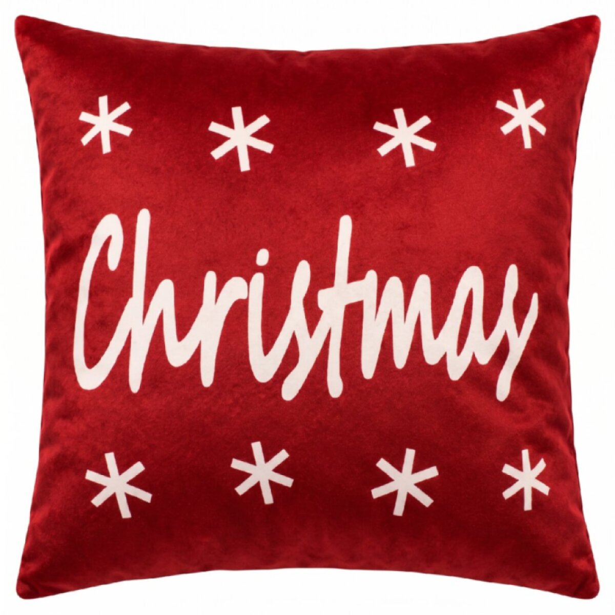 Vánoční povlak na polštář NAVIDAD červená 45x45 cm