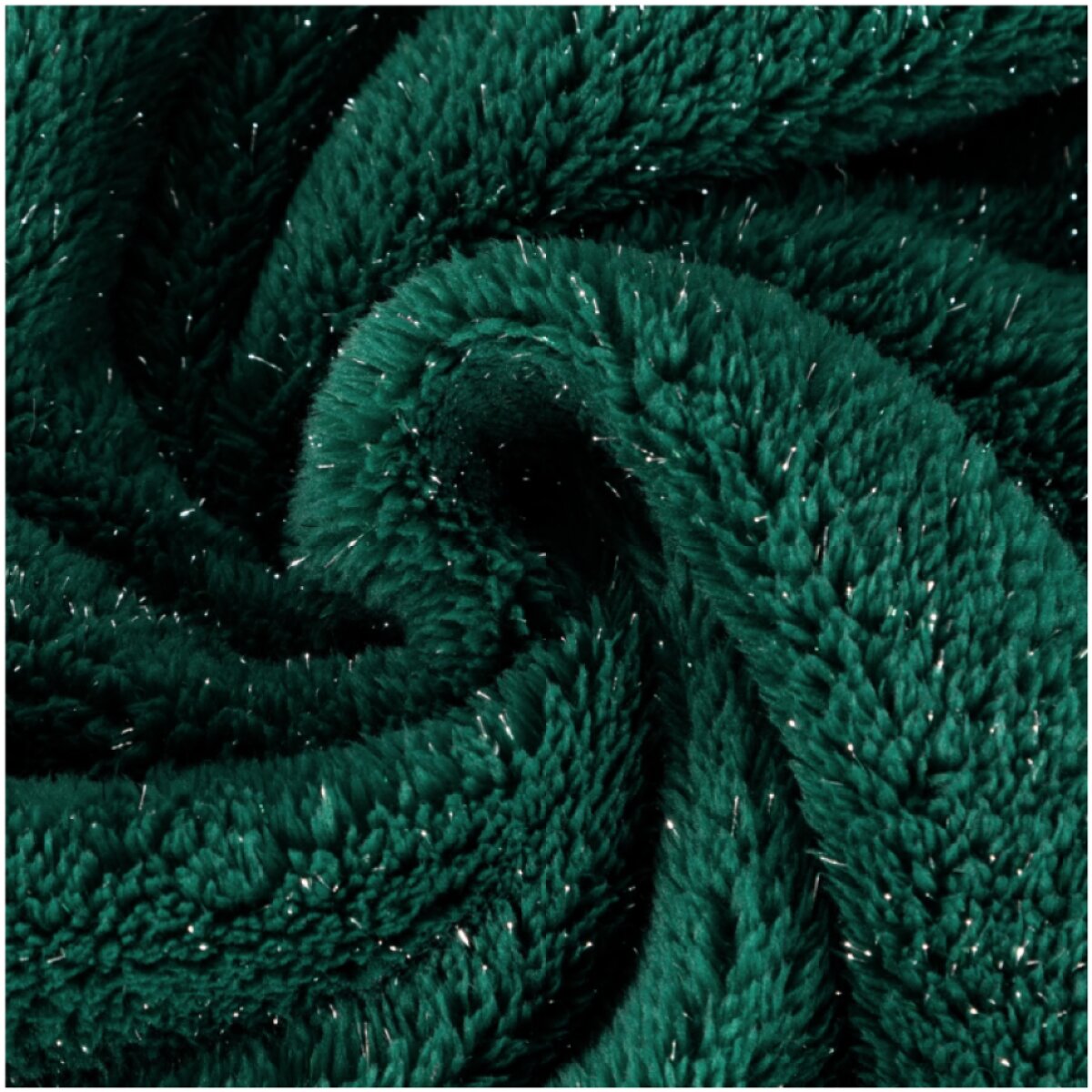 Deka z mikrovlákna s lesklým efektem LUMINA zelená 150x200 cm