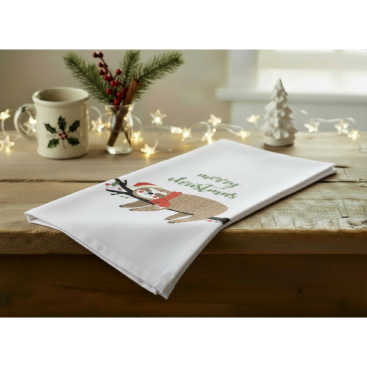 Vánoční utěrka LOVELY CHRISTMAS mikrovlákno 38x63 cm motiv LENOCHOD