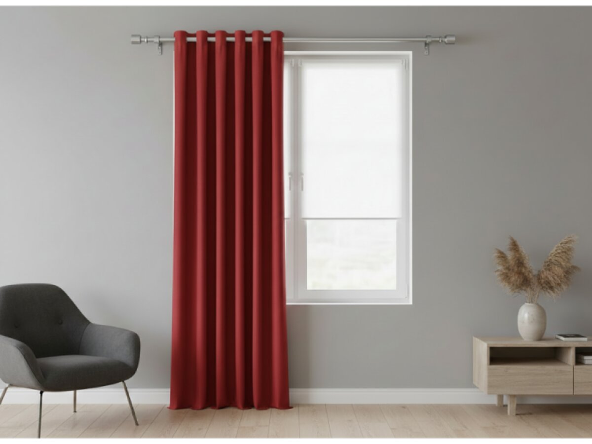 Kovová teleskopická garnýž VINCENZO nerezová ocel 200-350 cm Ø 16/19 mm jednořadá Mybesthome