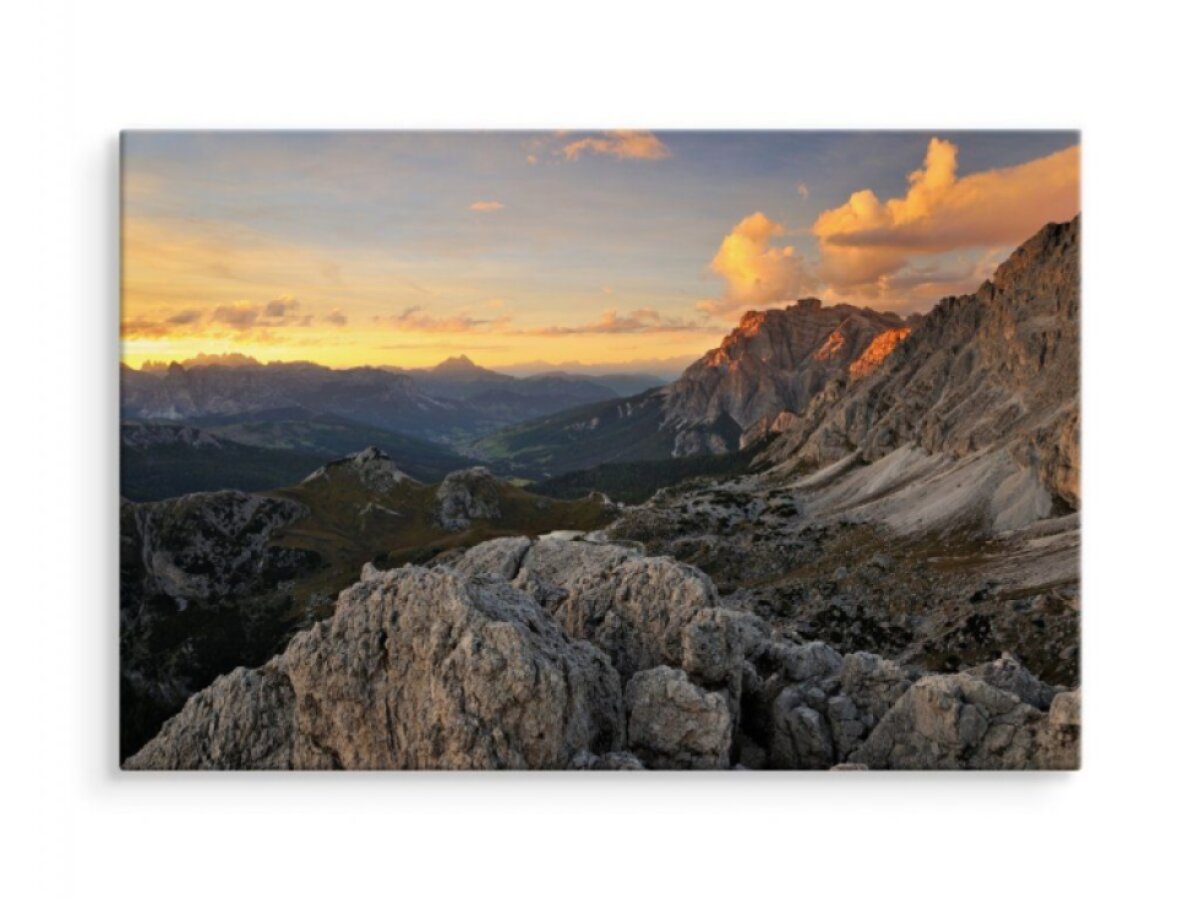 Plátno Pohoří Dolomity