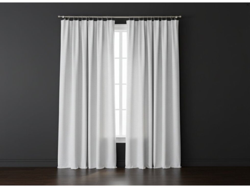 Dekorační zatemňující závěs SUPER BLACKOUT TAPE s řasící páskou pastelová šedá color 003 (cena za 1 kus) 140x250 cm 100% stínění Mybesthome