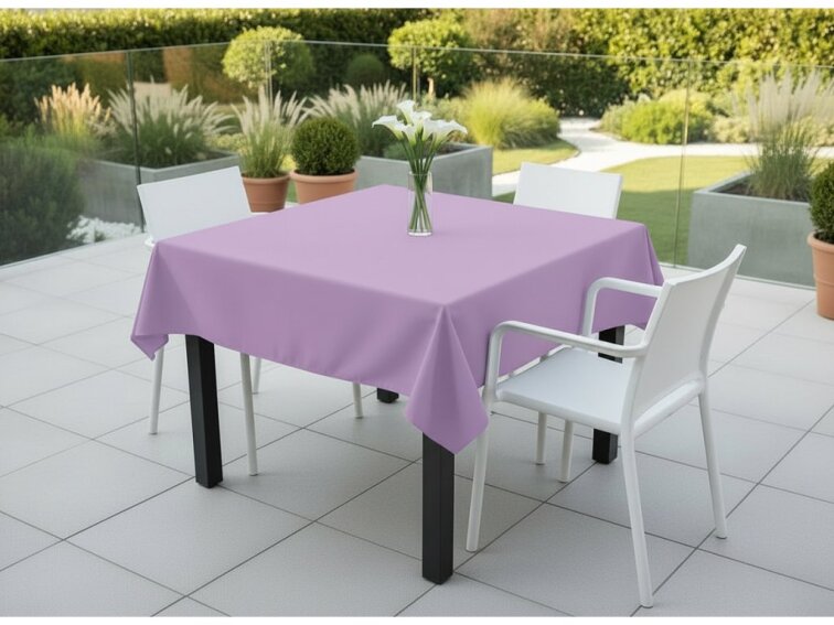 Venkovní čtvercový ubrus TERRA color 30 lila, různé rozměry Mybesthome