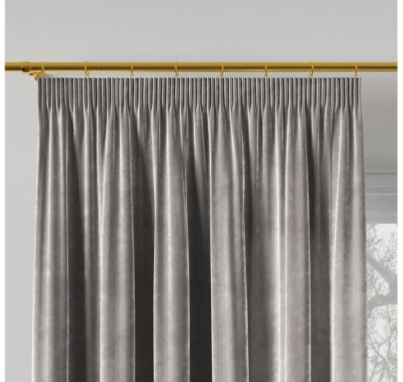 Dekorační krátký závěs s řasící páskou VALMI 140x160 cm color 005 světle šedá (cena za 1 kus) MyBestHome
