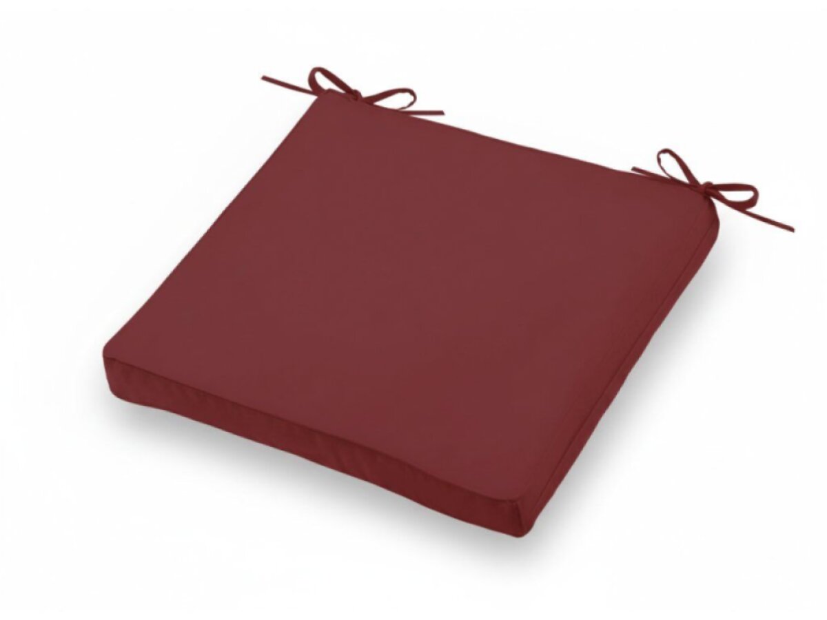 Zahradní podsedák na židli GARDEN color 12 vínová 40x40x4 cm Mybesthome