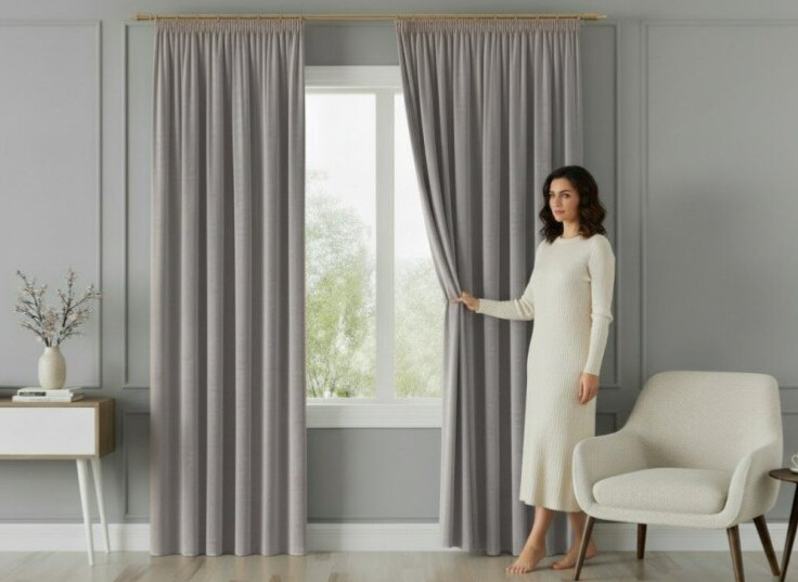 Dekorační závěs s řasící páskou VALMONT 140 cm x 250 nebo 260 cm color 005 světle šedá (cena za 1 kus) MyBestHome