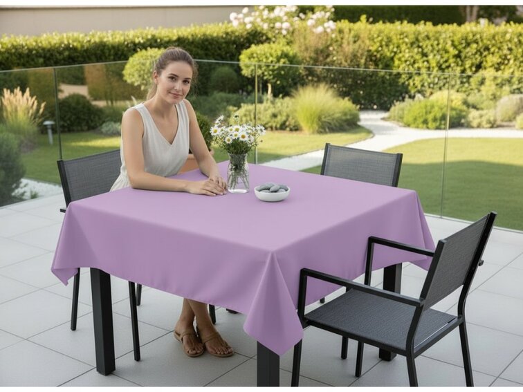 Venkovní čtvercový ubrus TERRA color 30 lila, různé rozměry Mybesthome