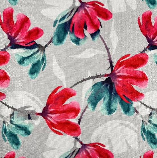 Zahradní prošívaný podsedák na židli s opěrkou OSCAR vzor 132 50x50x50 cm Mybesthome