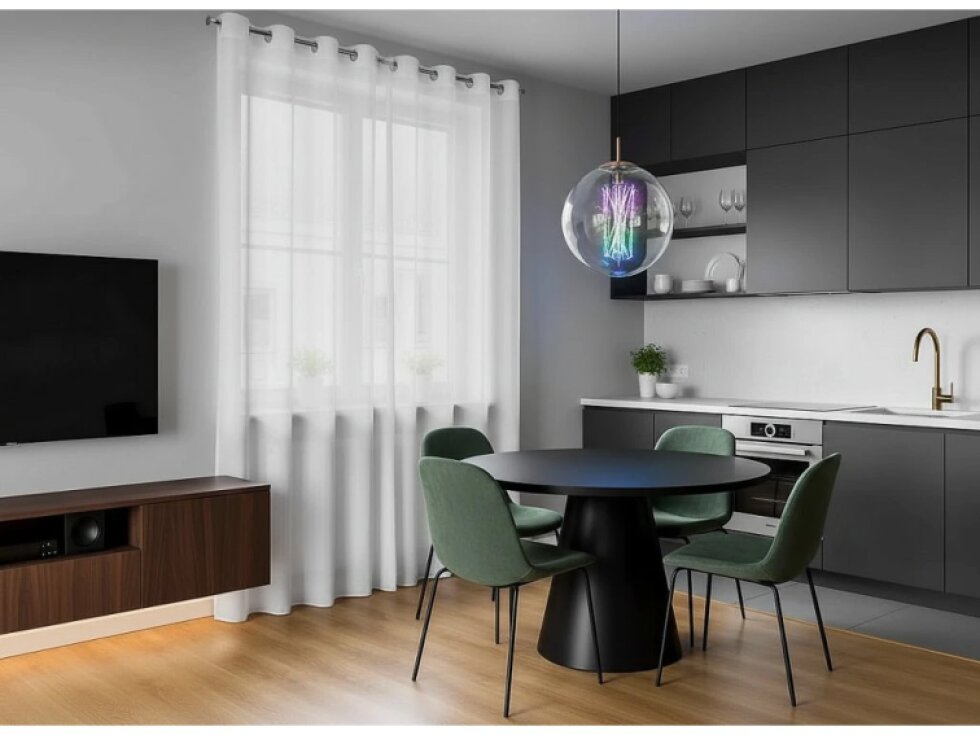 Dekorační dlouhá voálová záclona s kroužky BIANCA 300x250 cm bílá MyBestHome