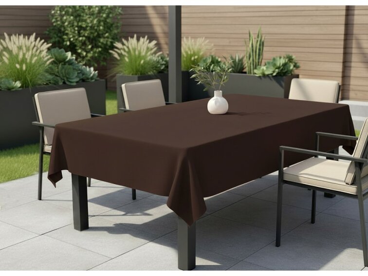 Venkovní ubrus GARDEN color 27 tmavě hnědá, různé rozměry Mybesthome