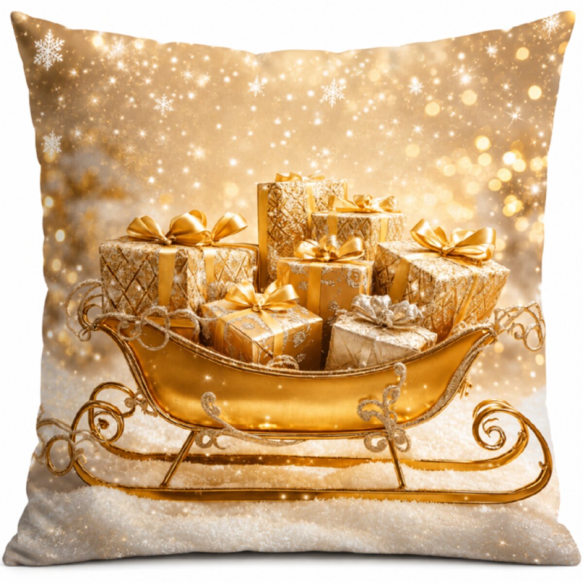 Vánoční povlak na polštář CHRISTMAS PRESENTS 40x40 cm