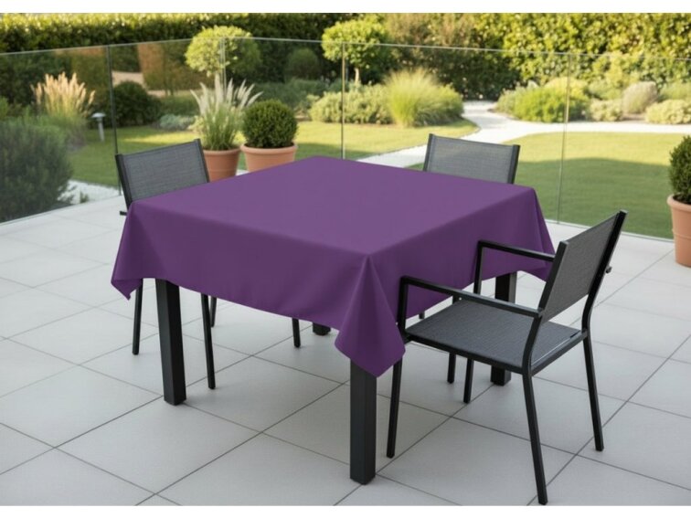 Venkovní čtvercový ubrus TERRA color 29 fialová, různé rozměry Mybesthome