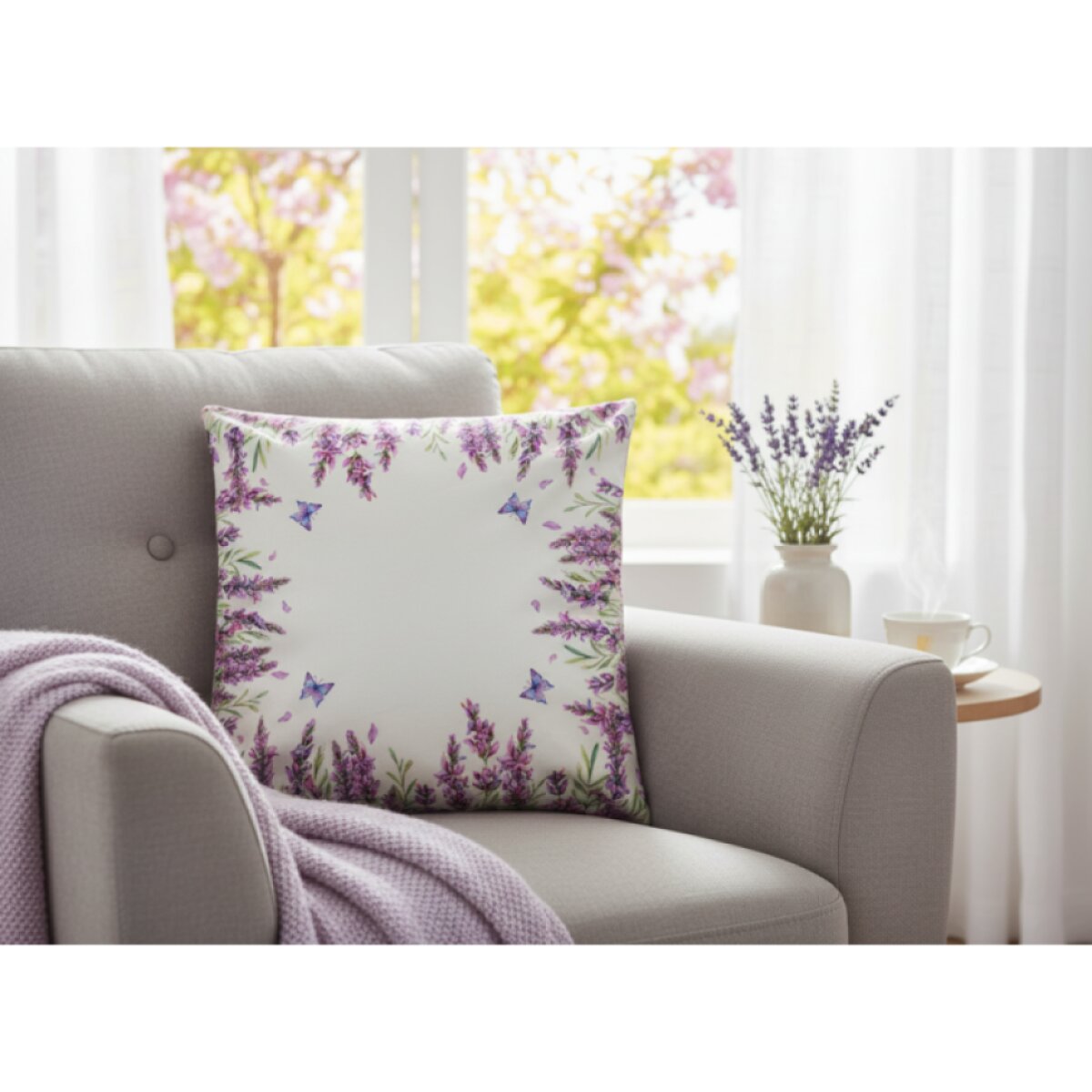 Povlak na polštář LAVANDA 40x40 cm Mybesthome