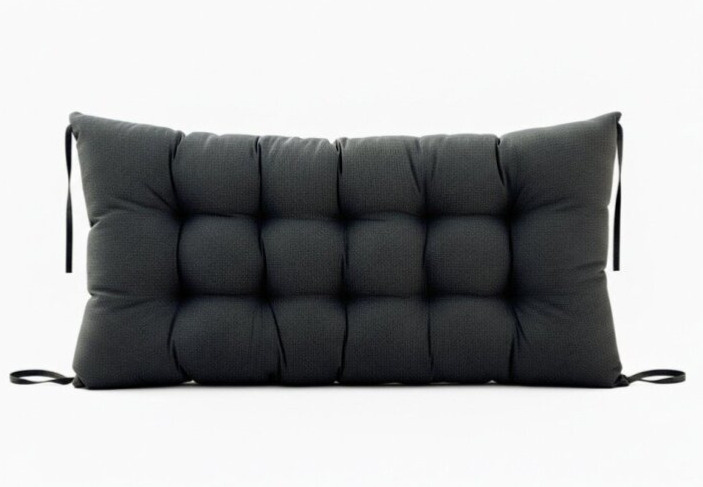 Paletová prošívaná opěrka DARIO 120x40 cm color 01 černá MyBestHome