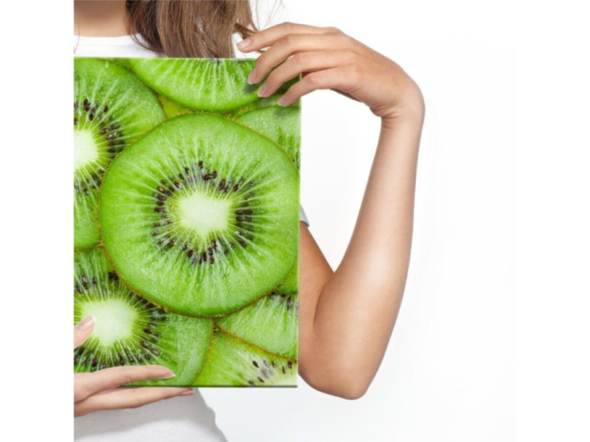 Moderní obraz na plátně do kuchyně Plátky Kiwi
