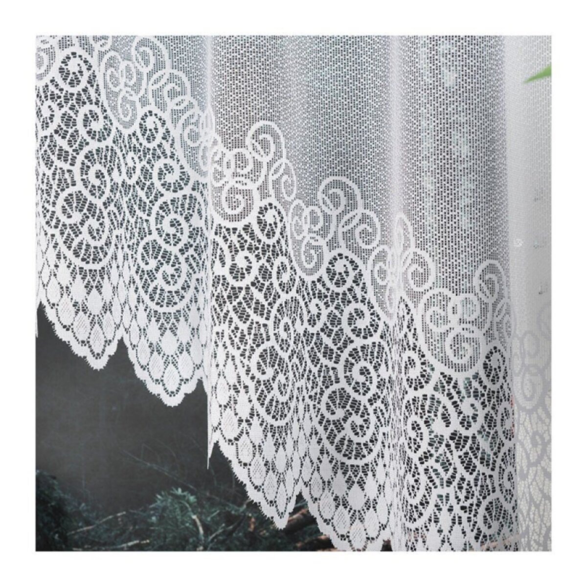 Dekorační oblouková krátká záclona na žabky VIOLETTA 250x150 cm MyBestHome