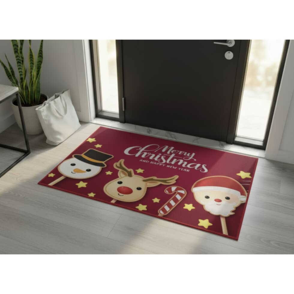 Vánoční rohožka - předložka CHRISTMAS TIME motiv VII. 60x90 cm Mybesthome