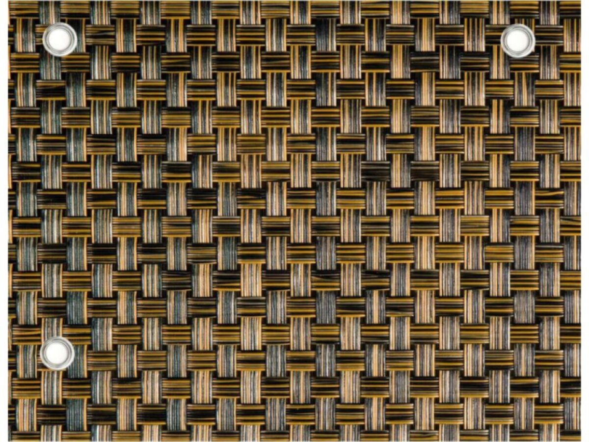 Balkonová ratanová zástěna s očky PORI výška 90 cm, 100 cm - cena za 1 běžný metr hnědá MyBestHome