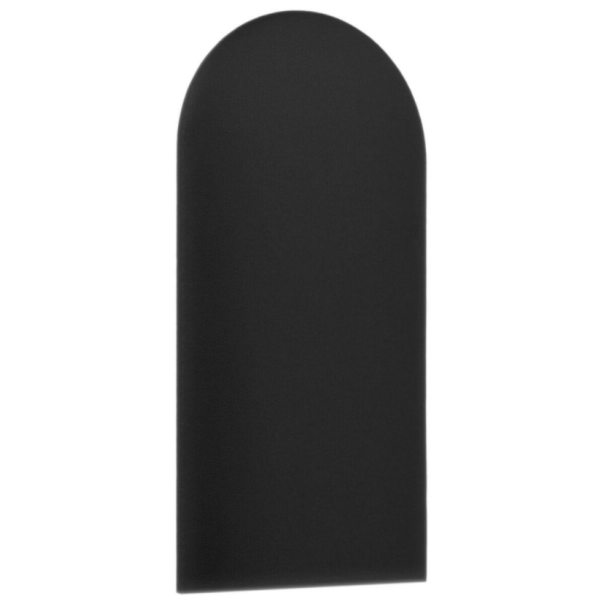 Čalouněný nástěnný panel s EKO KŮŽÍ různé rozměry x šířka 30 cm černá oblouk MyBestHome