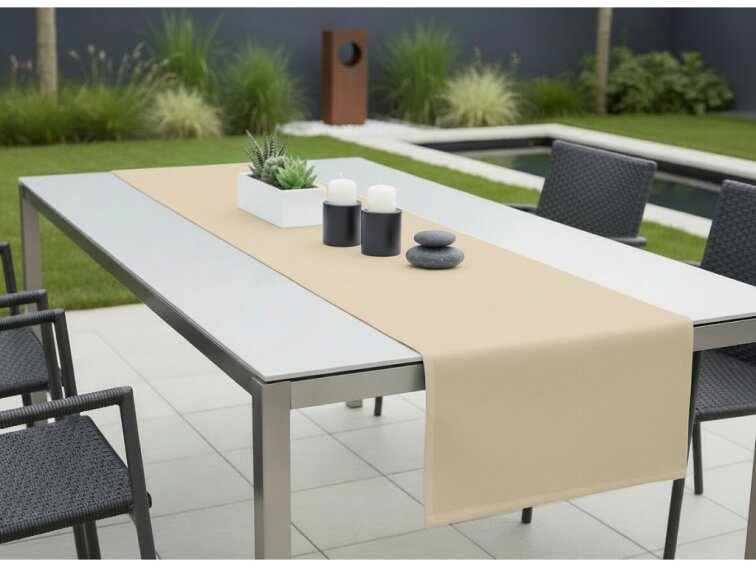 Venkovní běhoun - ubrus RUNNER color 17 světle béžová, různé rozměry Mybesthome