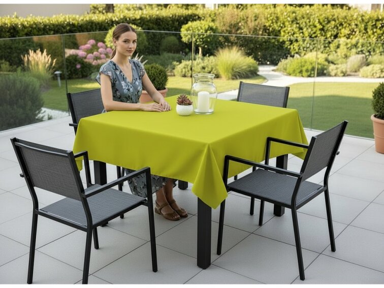 Venkovní čtvercový ubrus TERRA color 32 olivová, různé rozměry Mybesthome