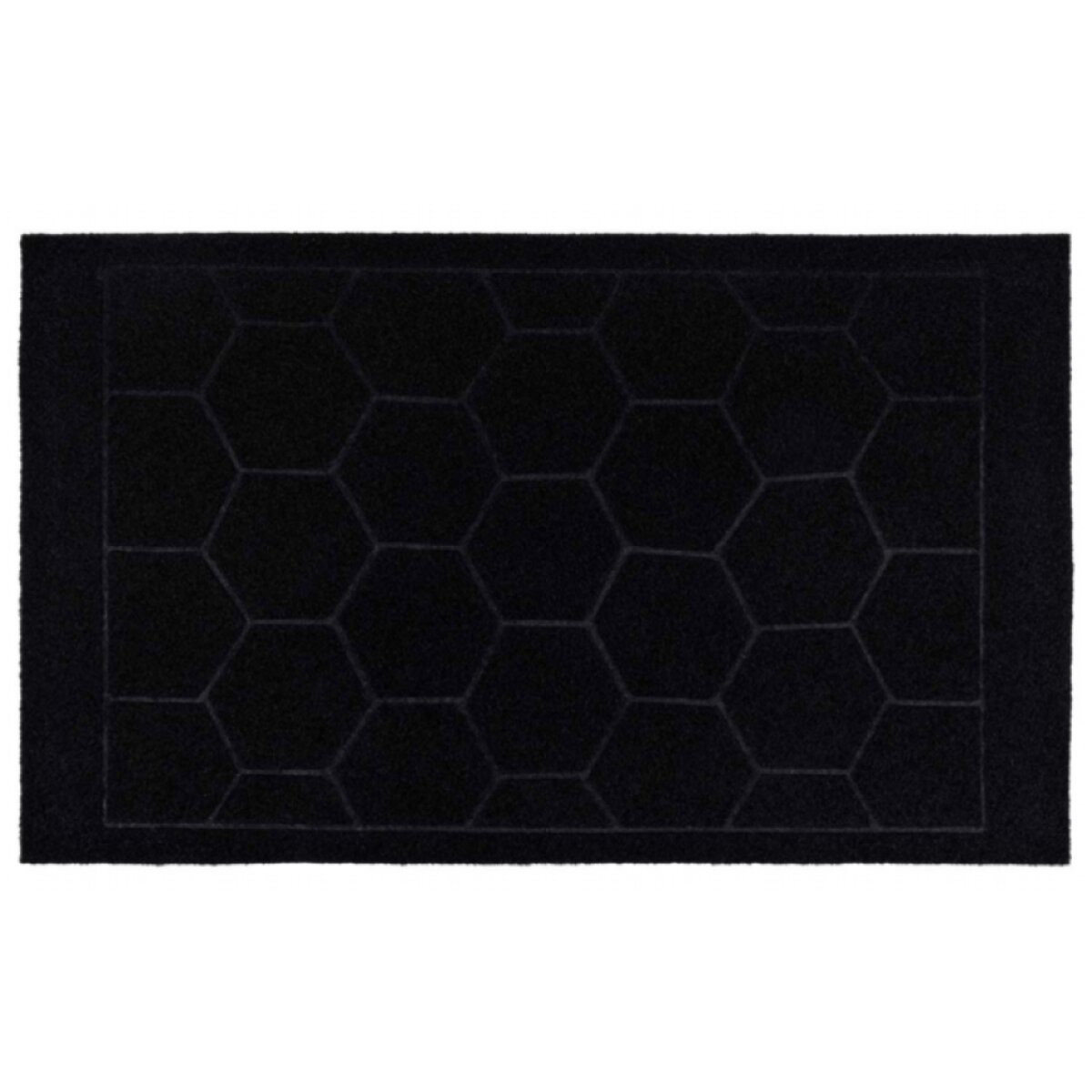 Rohožka - předložka ROXI HEXA černá 45x75 cm