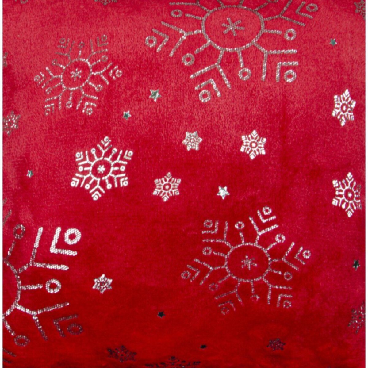 Vánoční deka z mikrovlákna SHIMMER červená 130x170 cm