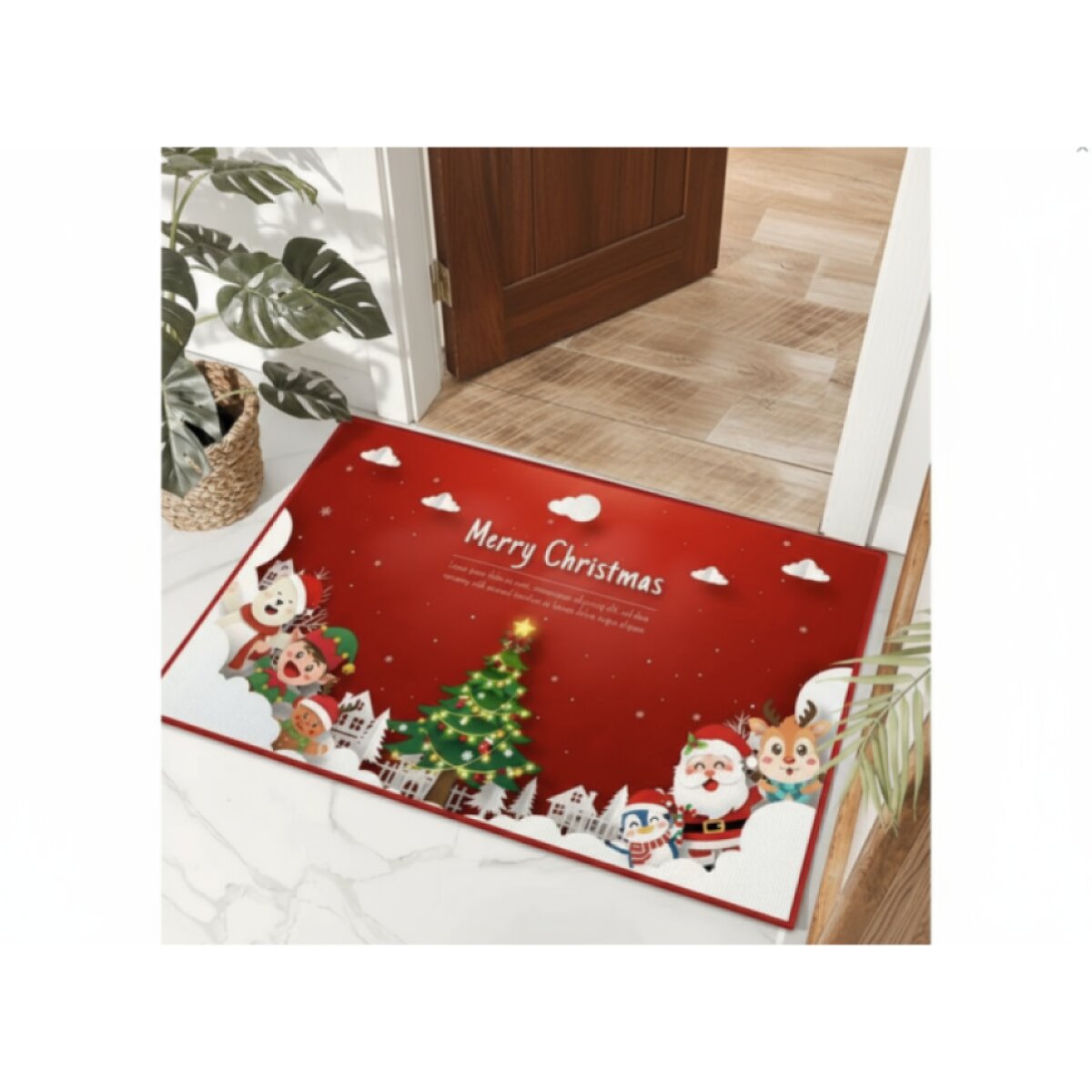 Vánoční rohožka - předložka CHRISTMAS TIME motiv VI. 60x90 cm Mybesthome
