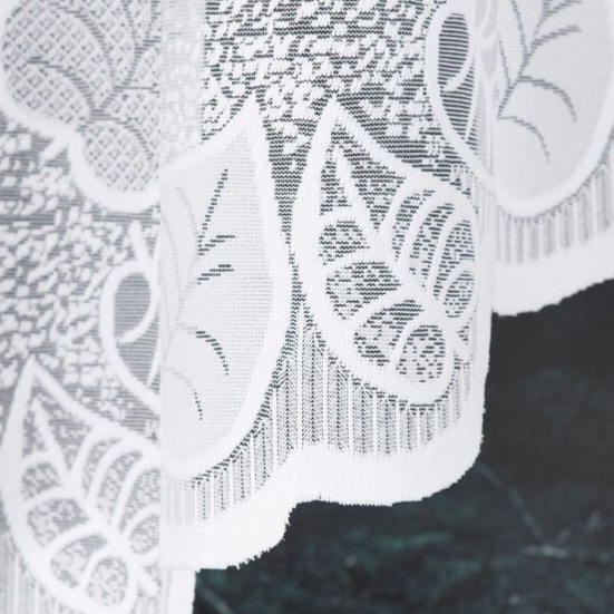 Dekorační oblouková krátká záclona na žabky AGATKA 160 bílá 300x160 cm MyBestHome