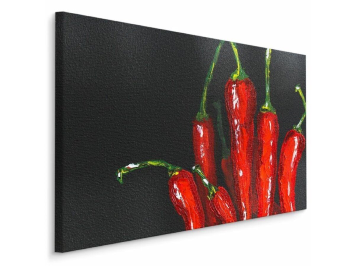 Moderní obraz na plátně do kuchyně Chilli Papričky