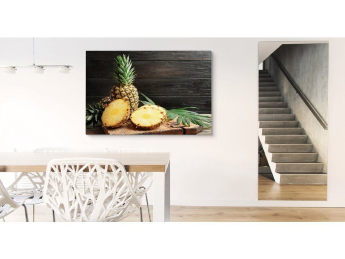Moderní obraz na plátně do kuchyně Nakrájený Ananas
