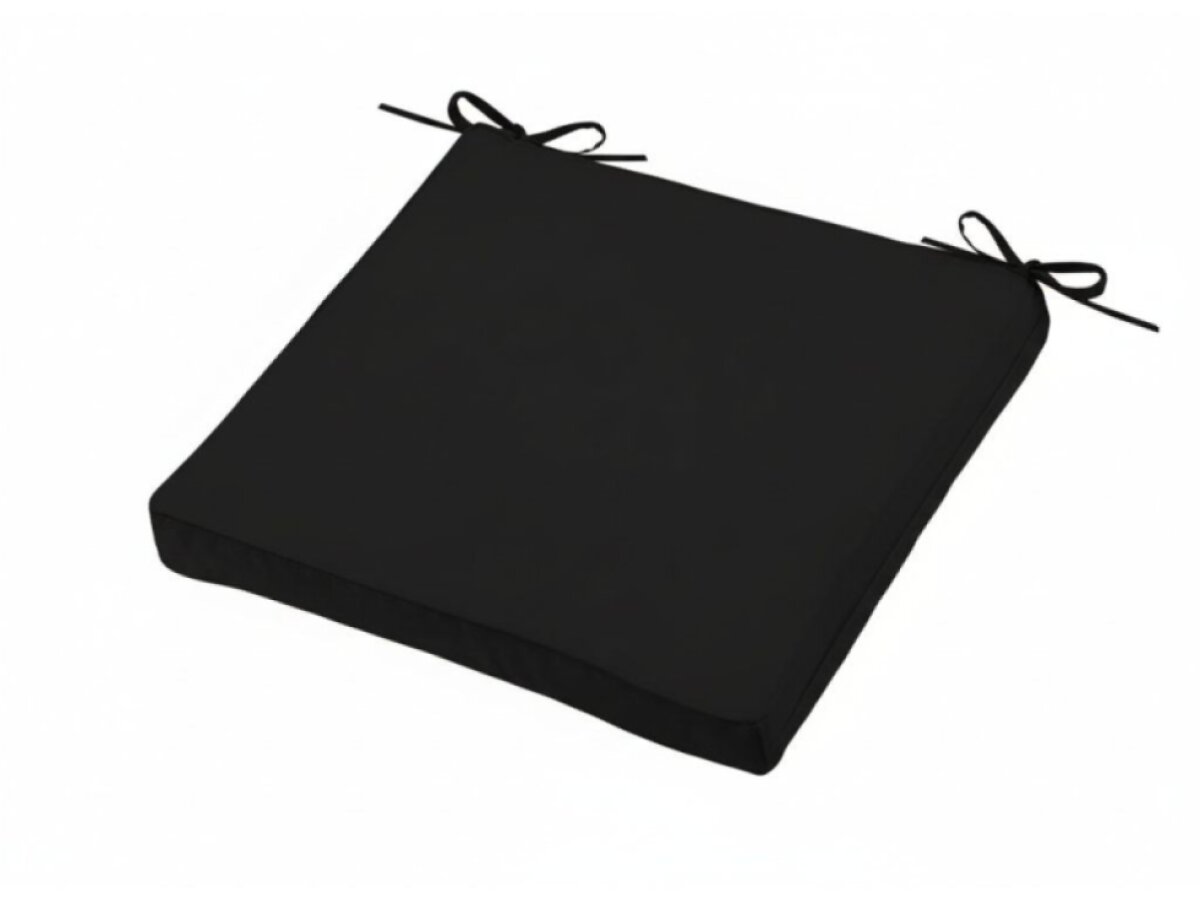 Zahradní podsedák na židli GARDEN color 01 černá 40x40x4 cm Mybesthome