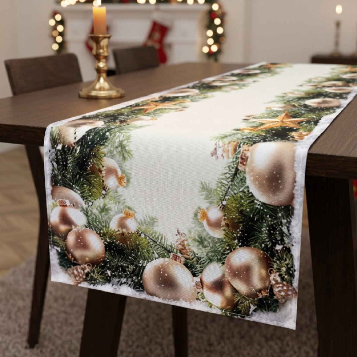 Vánoční běhoun na stůl NATALY I. 40x140 cm
