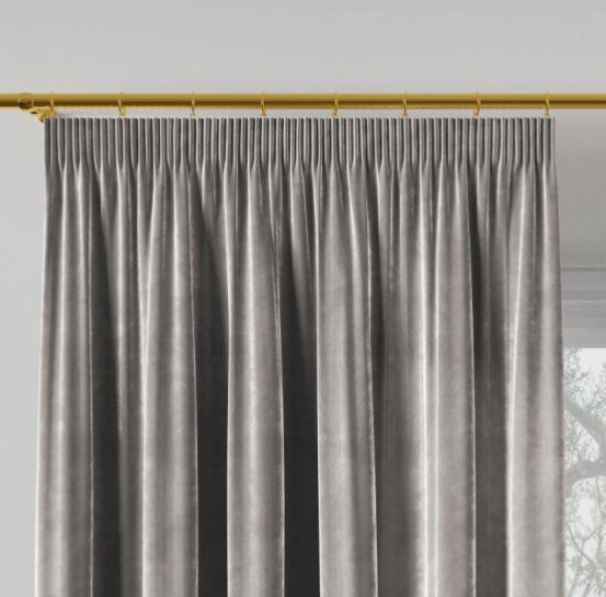 Dekorační závěs s řasící páskou VALMONT 140 cm x 250 nebo 260 cm color 005 světle šedá (cena za 1 kus) MyBestHome