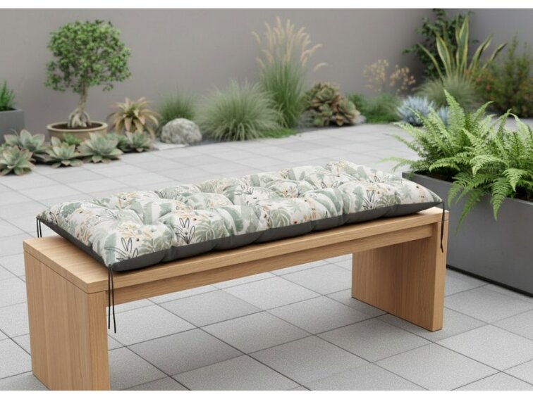 Prošívané sezení na lavici WILSON vzor 133 různé rozměry, polstr na zahradní lavici - sedák Mybesthome