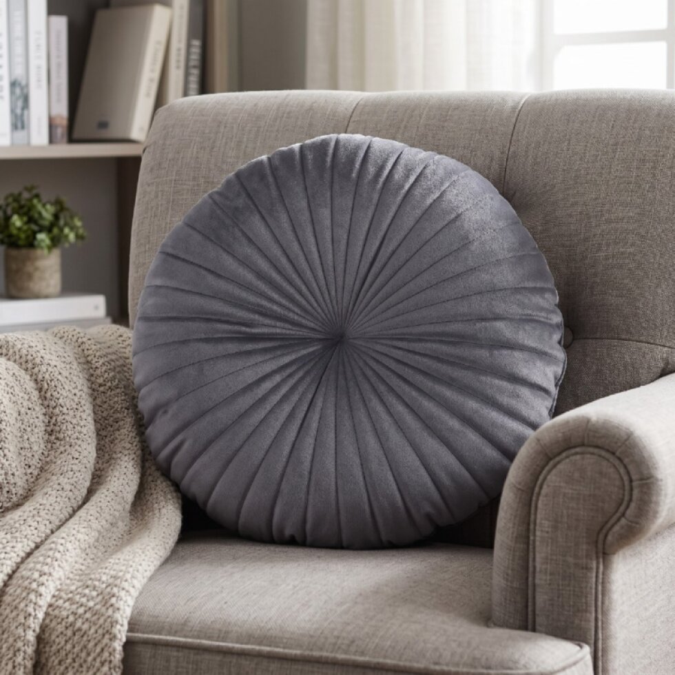 Polštář s výplní VICKY růžová Ø 40 cm Mybesthome