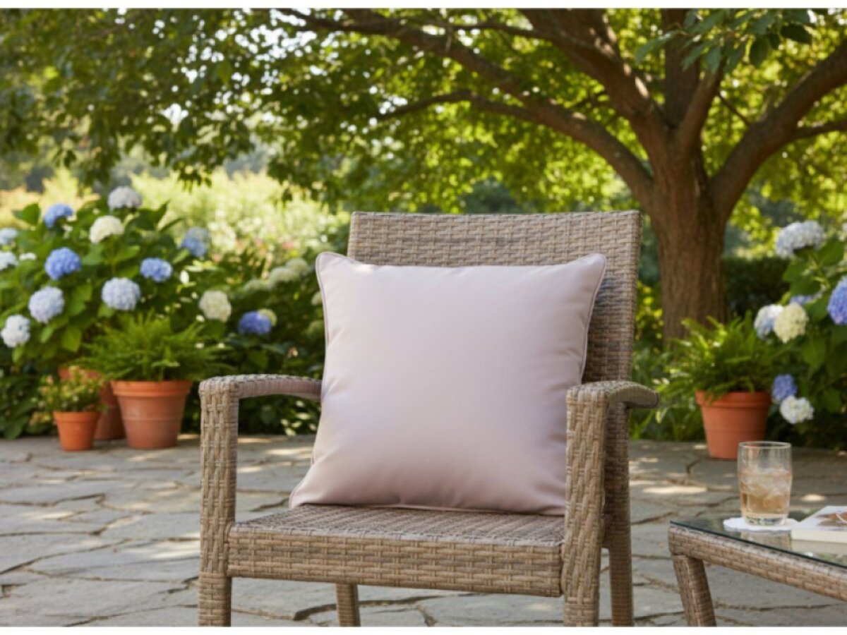 Dekorační venkovní polštář s výplní YUKON světle růžová 45x45 cm Mybesthome