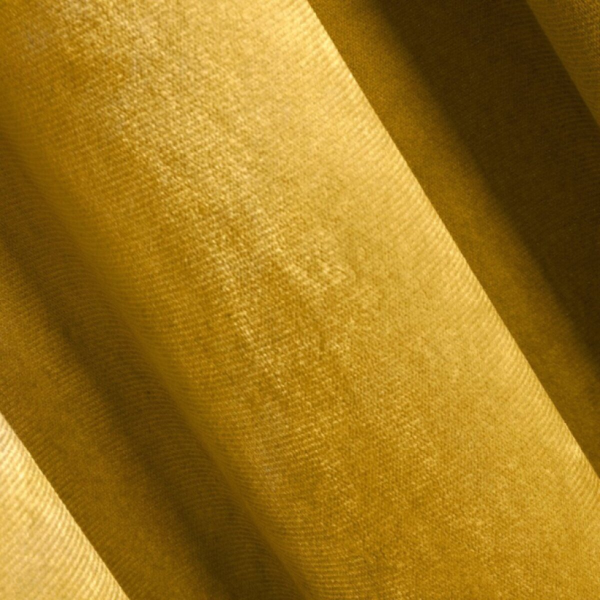 Dekorační závěs Velvet PAULINA s kroužky, hořčicový, 140x250 cm