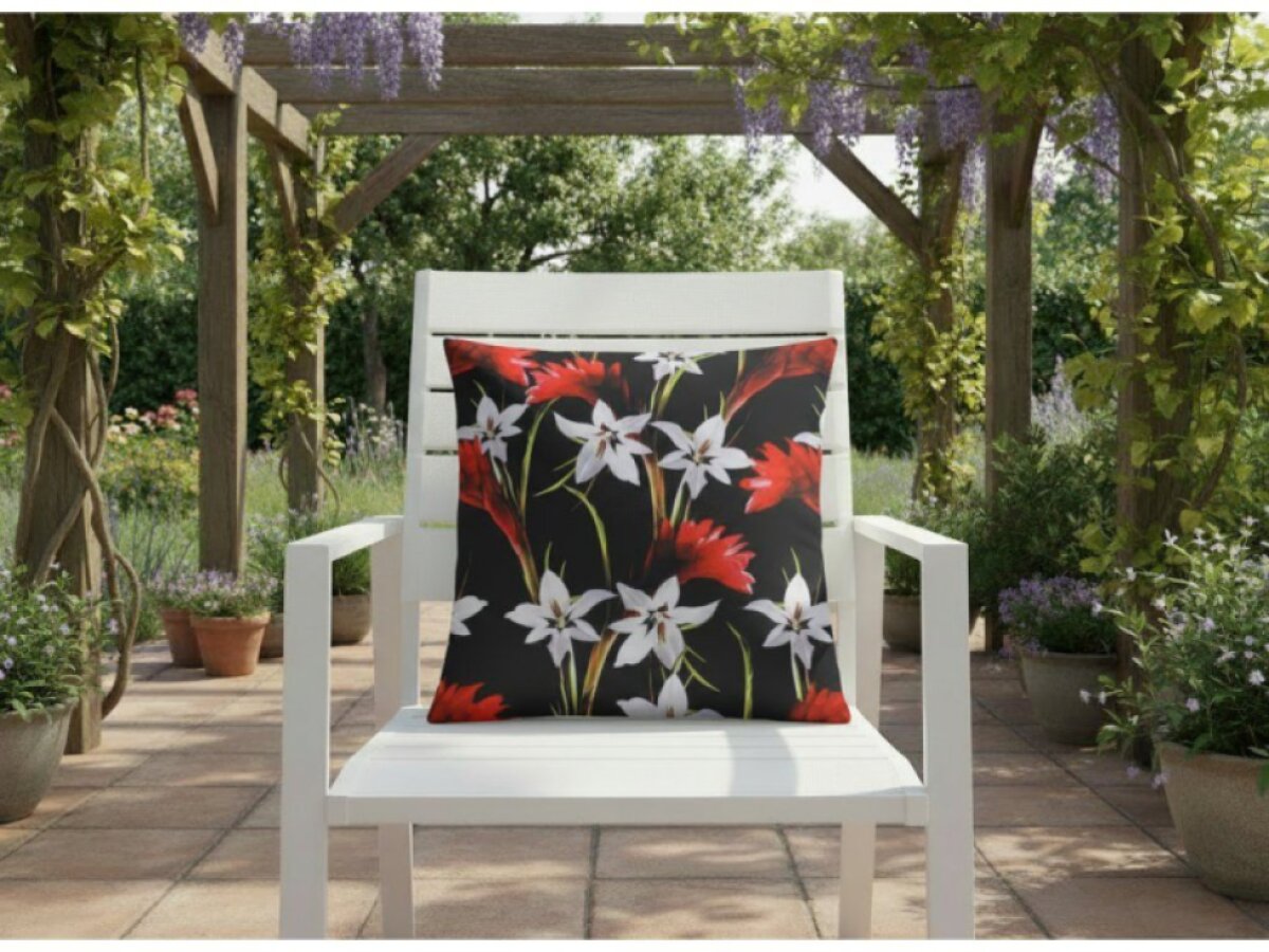 Vzorovaný venkovní polštář s výplní MARKO vzor 64 - 50x50 cm Mybesthome