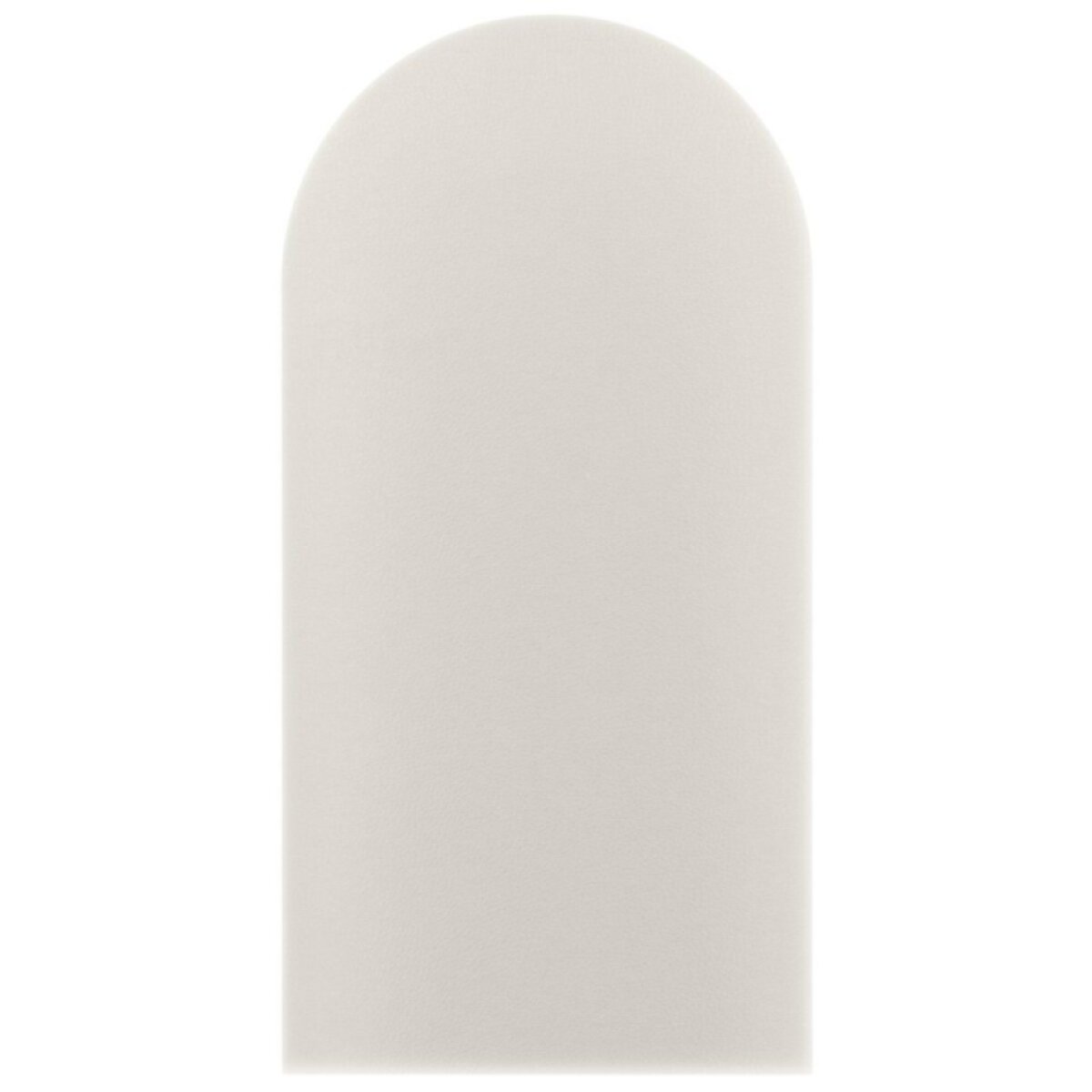 Čalouněný nástěnný panel s EKO KŮŽÍ různé rozměry x šířka 30 cm krémová oblouk MyBestHome