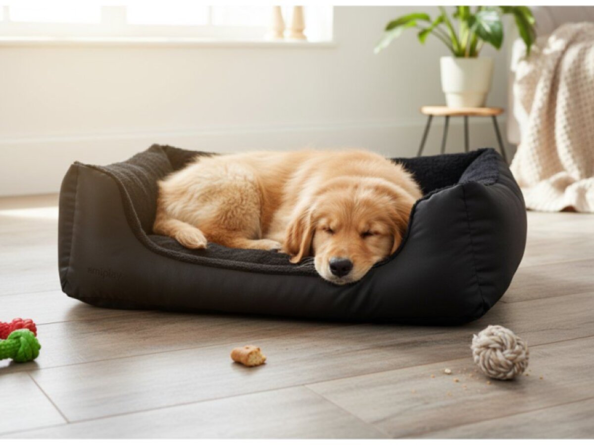 Pelíšek pro psa ARTHUR SOFA černá velikost XS, S, M, L, XL, XXL
