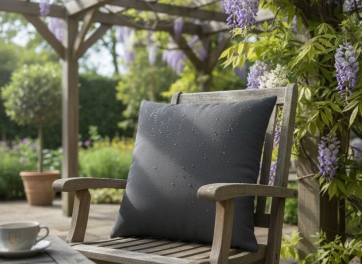 Dekorační venkovní polštář s výplní CARACAS color 02 antracit 40x40, 50x50 cm Mybesthome